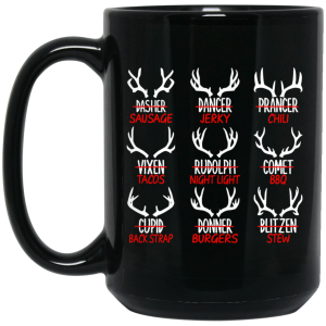Sleigh My Name Christmas Sweater Sausage Jerky Chili Mug