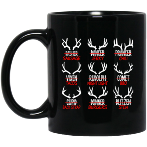 Sleigh My Name Christmas Sweater Sausage Jerky Chili Mug 3