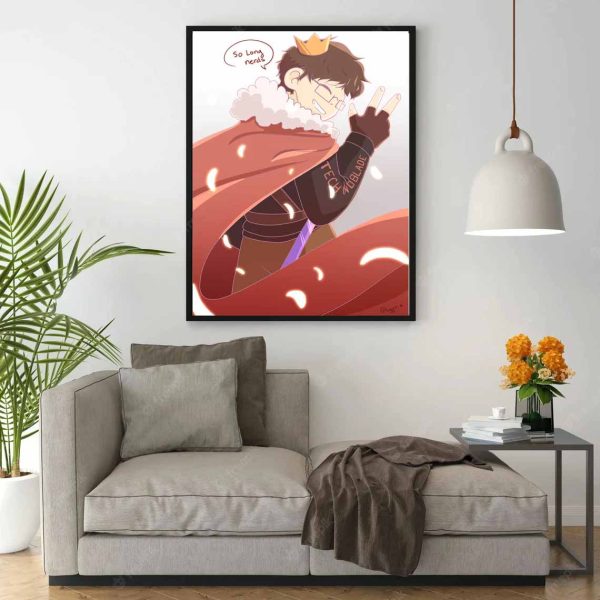 So long, Nerds Technoblade poster, Technoblade Never Dies Poster