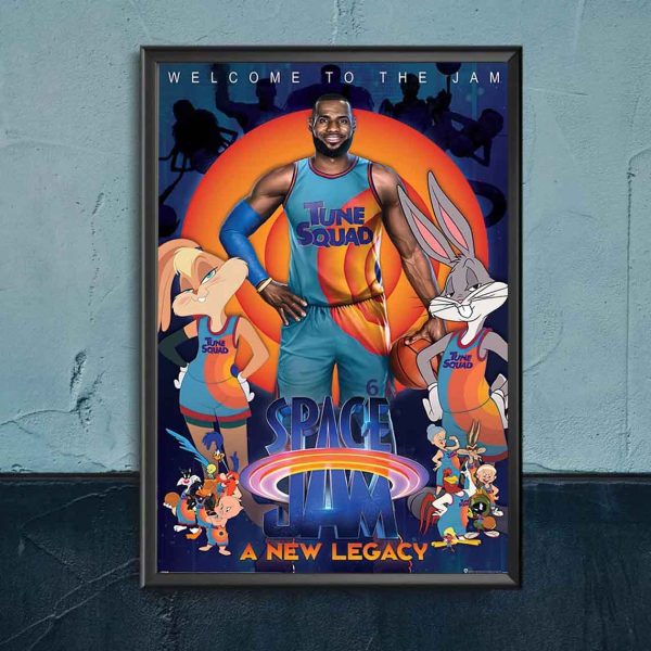 Space Jam Canvas Poster Home Decor