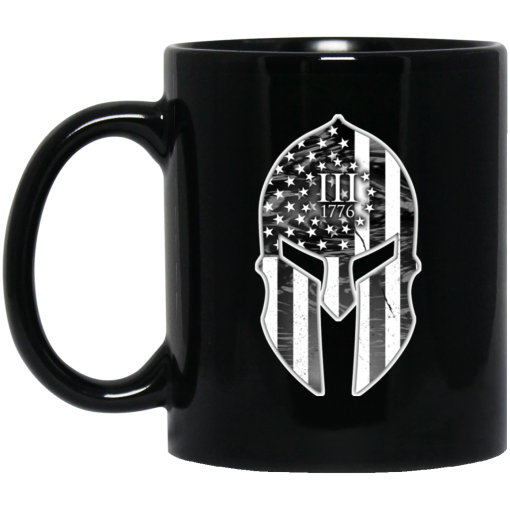 Spartan Soldier Three Percenters 1776 Mug Spartan Soldier Three Percenters 1776 Mug
