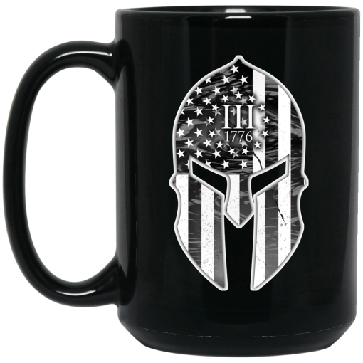 Spartan Soldier Three Percenters 1776 Mug Spartan Soldier Three Percenters 1776 Mug
