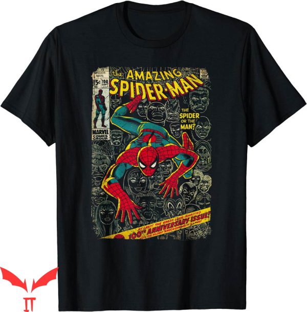 Spider Man T-Shirt Marvel Comic Book Anniversary