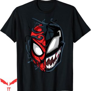 Spider Man T-Shirt Marvel Maximum Venom Man Big Face