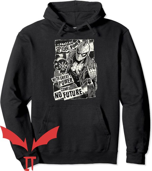 Spider Punk Hoodie With Great Power