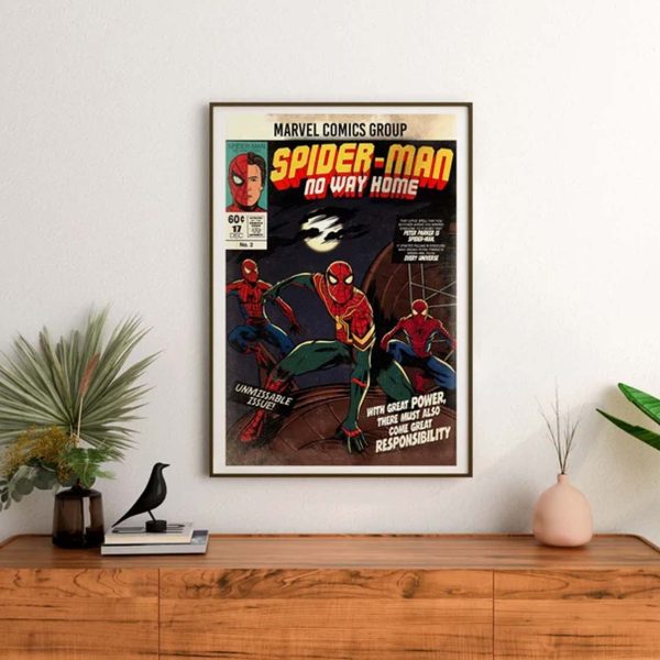 Spiderman No Way Home, Marvel Comics Best Poster