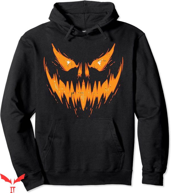 Spooky Scary Sunday Hoodie Scary Spooky Face Pumpkin Hoodie