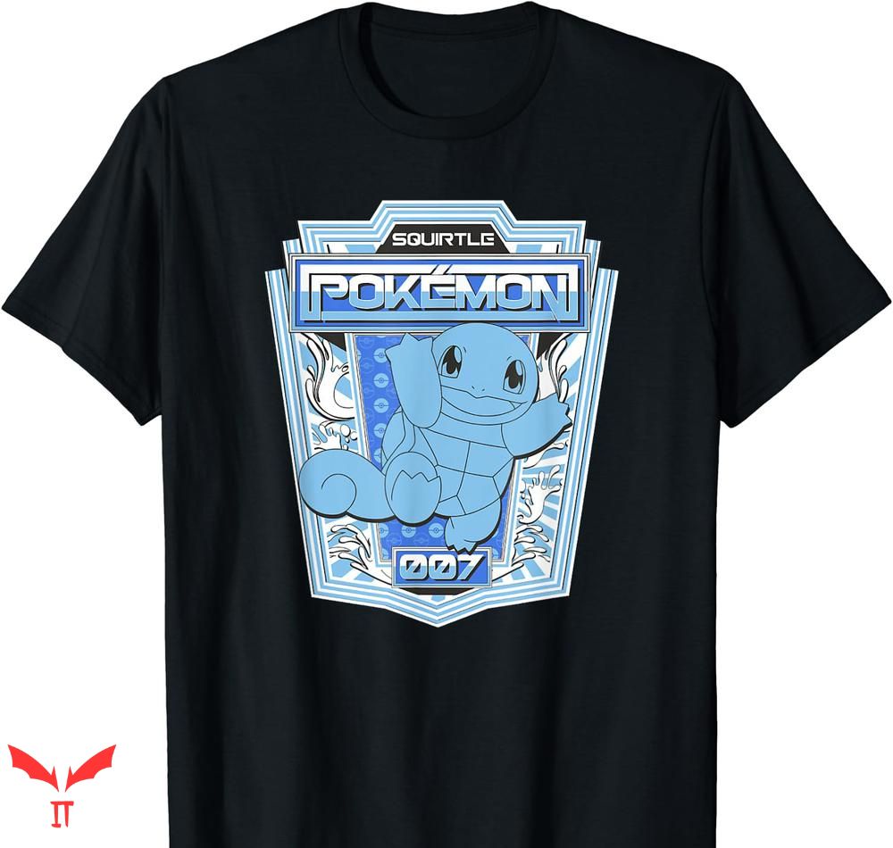 Squirtle Squad T-shirt Squirtle 007 Color Pop Squirtle Squad T-shirt Squirtle 007 Color Pop