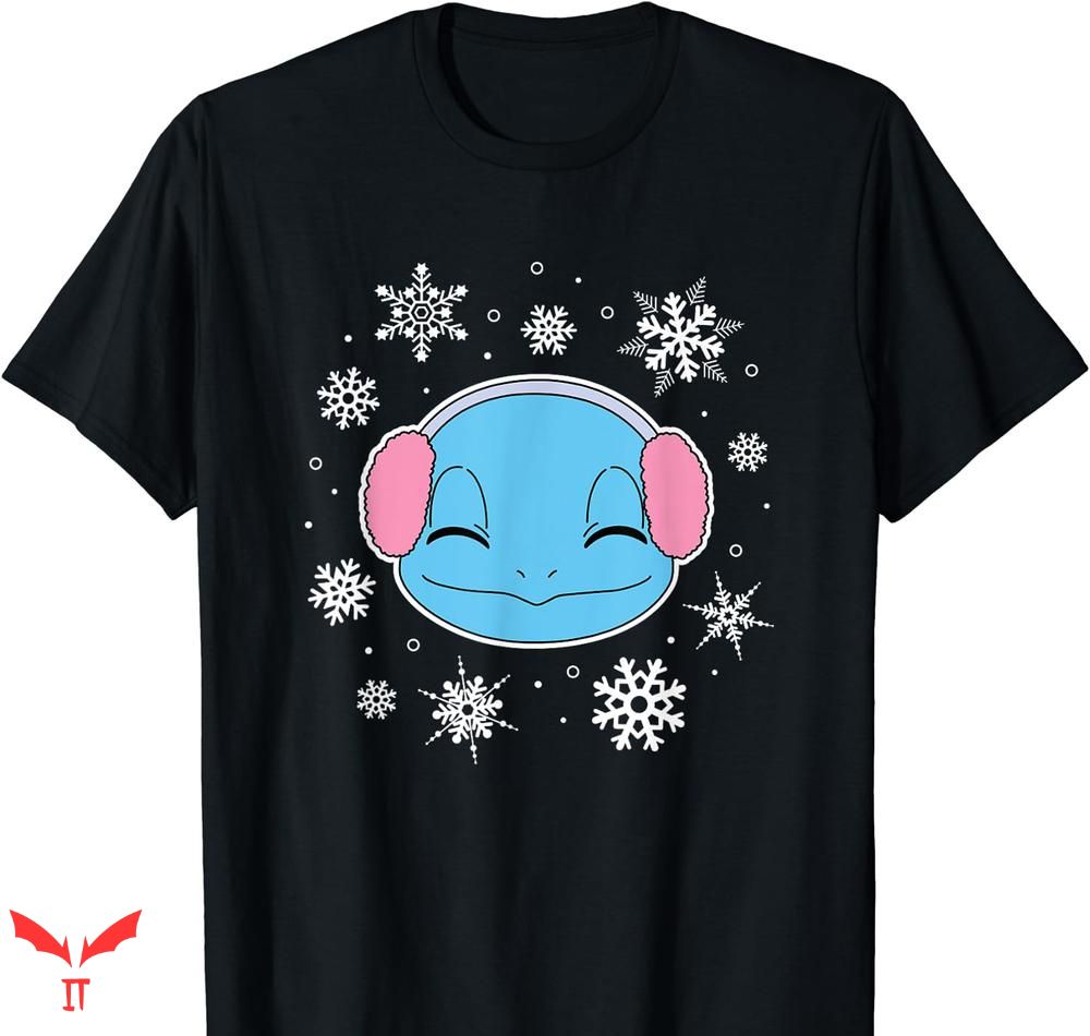 Squirtle Squad T-shirt Squirtle And Snowflakes Squirtle Squad T-shirt Squirtle And Snowflakes