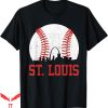 St Louis T-Shirt Cityscape Vintage Baseball City