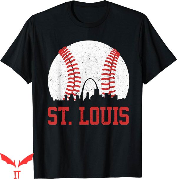St Louis T-Shirt Cityscape Vintage Baseball City