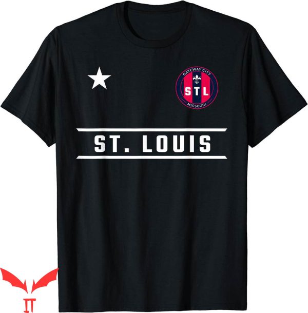 St Louis T-Shirt Missouri FleurdeLis Custom Badge