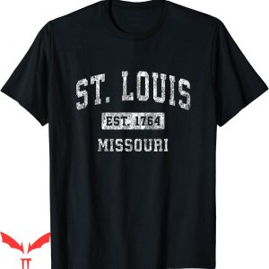 St Louis T-Shirt Missouri Vintage Established Sports Design