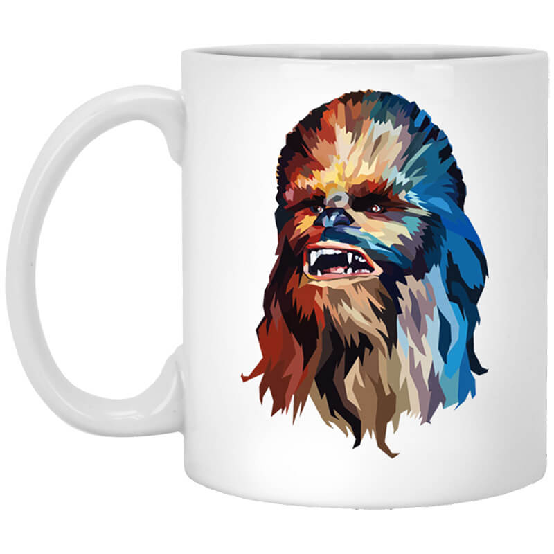 Star Wars Chewbacca Art Graphic Mug Star Wars Chewbacca Art Graphic Mug