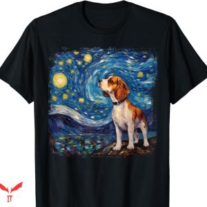 Starry Night T-shirt Beagle Starry Night Sky