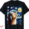 Starry Night T-shirt Cat Starry Night