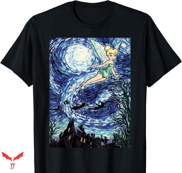 Starry Night T-shirt Disney Peter Pan Tinker Bell