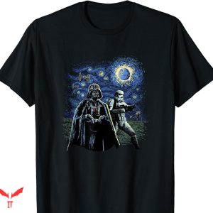 Starry Night T-shirt Star Wars Classic Darth Vader