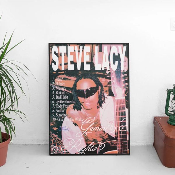 Steve Lacy Gemini Rights Track List Poster