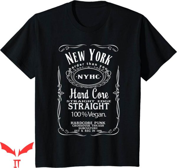Straight Edge T-Shirt New York Hard Core Vegan