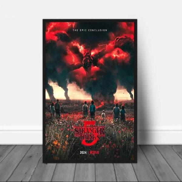 Stranger Things 5 2024 Wall Art Poster