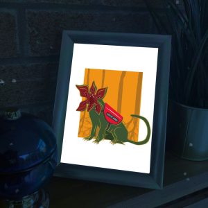 Stranger Things Demodog Support Animal Poster