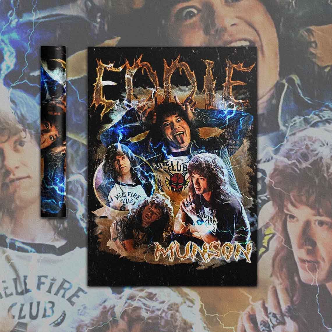 Stranger Things Eddie Munson Gift Poster Stranger Things Eddie Munson Gift Poster