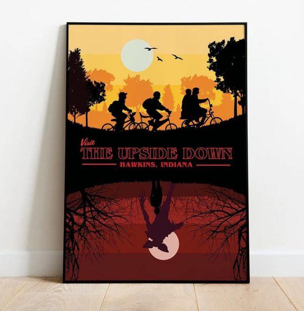 Stranger Things Visit the Upside Down Poster