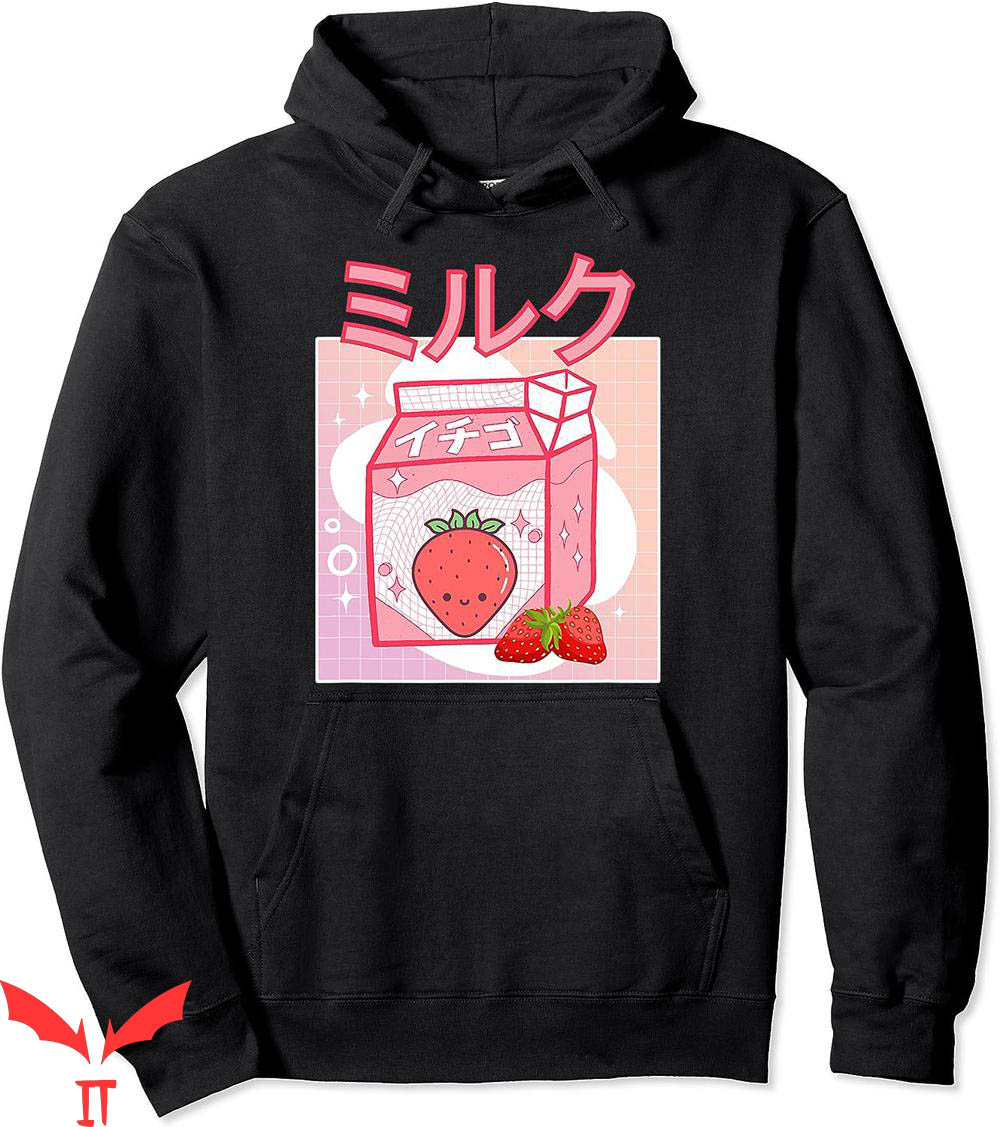 Strawberry Mansion Hoodie Cute Milk Japanese Kawaii Retro Strawberry Mansion Hoodie Cute Milk Japanese Kawaii Retro