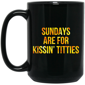 Sundays Are For Kissin’ Titties Mitch Trubisky Era Mug