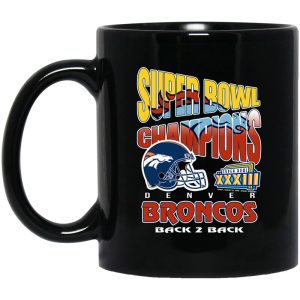 Super Bowl Champions Denver Broncos Back 2 Back Mug
