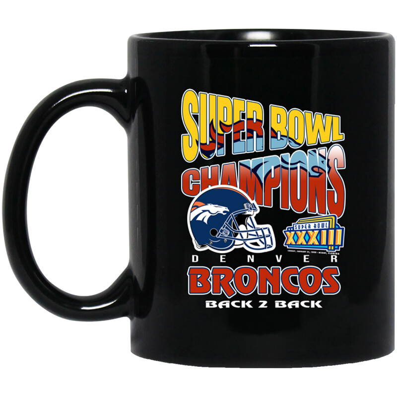 Super Bowl Champions Denver Broncos Back 2 Back Mug Super Bowl Champions Denver Broncos Back 2 Back Mug