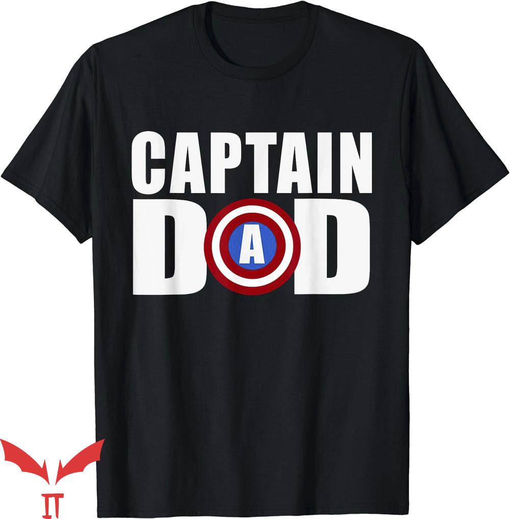 Super Dad T-Shirt Funny Super Captain Dad Superhero T-Shirt Super Dad T-Shirt Funny Super Captain Dad Superhero T-Shirt