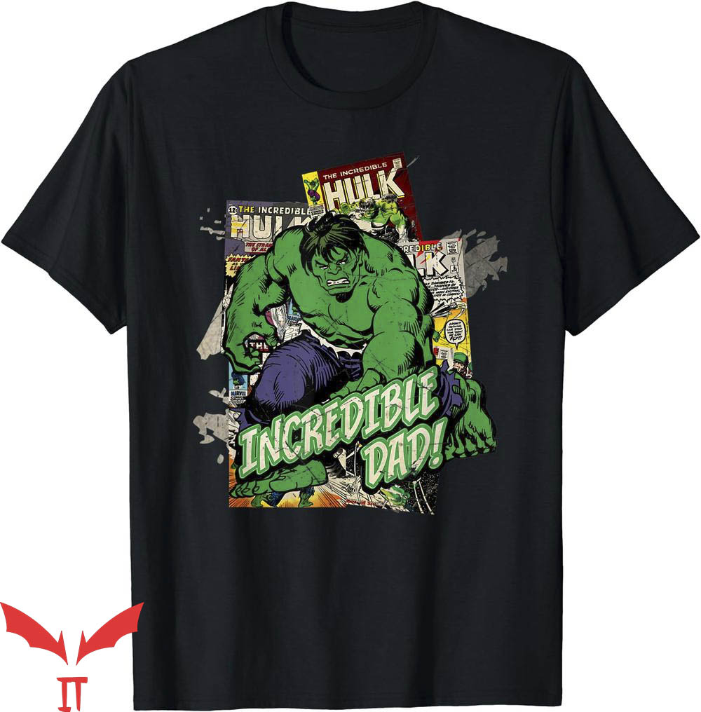 Super Dad T-Shirt Marvel Hulk Incredible Dad Tee Trending Super Dad T-Shirt Marvel Hulk Incredible Dad Tee Trending