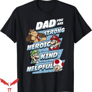 Super Dad T-Shirt Nintendo Super Mario Dad T-Shirt Trending