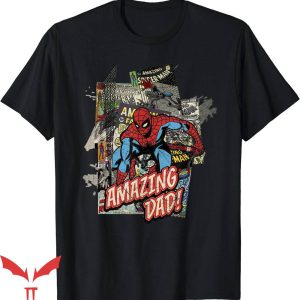 Super Dad T-Shirt Spider-Man Amazing Dad Tee Trending
