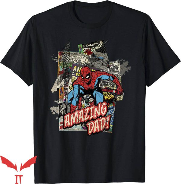 Super Dad T-Shirt Spider-Man Amazing Dad Tee Trending