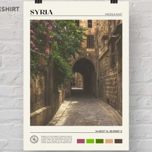 Syria Middle East Wall Decor Poster 4