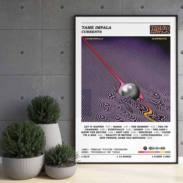 Tame Impala Currents Album Poster