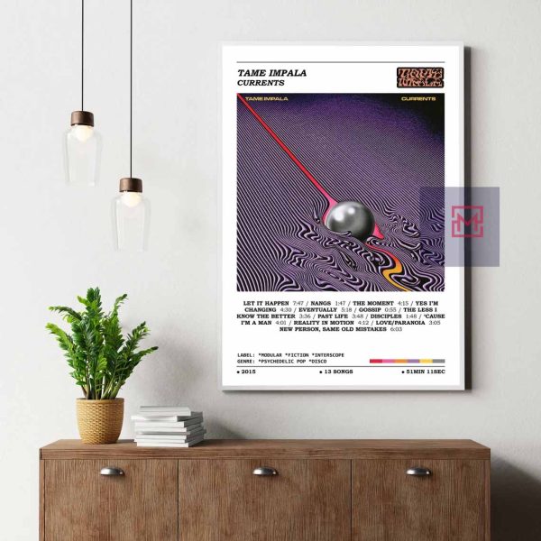 Tame Impala Currents Album Poster