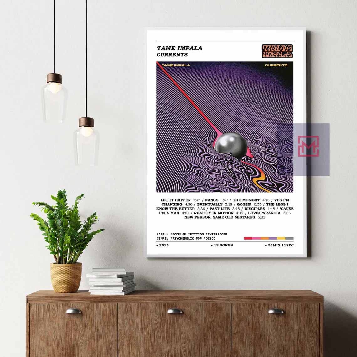 Tame Impala Currents Album Poster Tame Impala Currents Album Poster