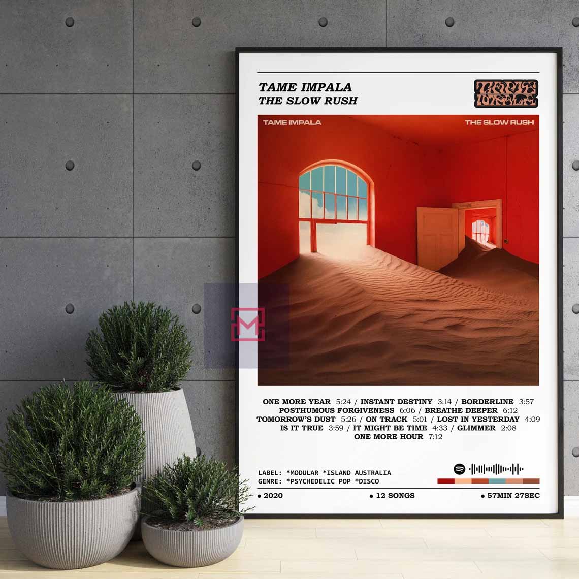 Tame Impala The Slow Rush Album Poster Tame Impala The Slow Rush Album Poster