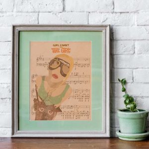 Tank Girl Custom Theme Tune Sheet Poster