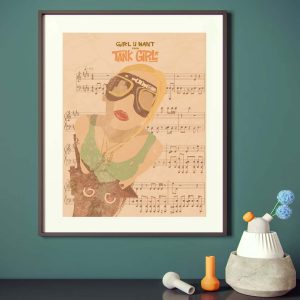 Tank Girl Custom Theme Tune Sheet Poster 3