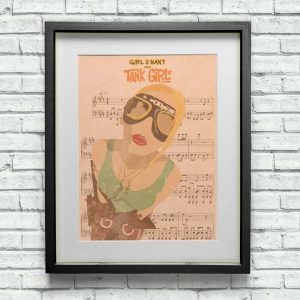Tank Girl Custom Theme Tune Sheet Poster 4