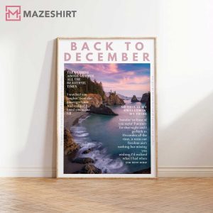 Taylor Back To December Summer Version Swifties Poster 3