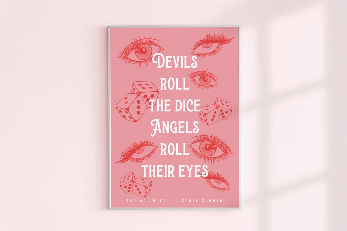Taylor Swift Cruel Summer Best Gift Poster Taylor Swift Cruel Summer Best Gift Poster