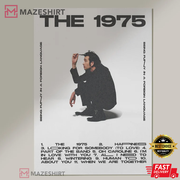 The 1975 Hot Album Being Funny In A Foreign Language Poster The 1975 Hot Album Being Funny In A Foreign Language Poster