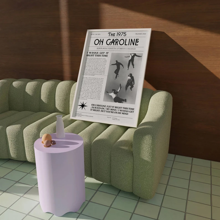The 1975 Oh Caroline Being Funny in a Foreign Language Poster The 1975 Oh Caroline Being Funny in a Foreign Language Poster