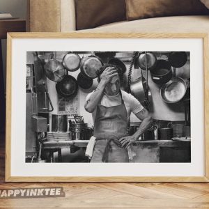 The Bear TV Show Black And White Jeremey Allen Poster
